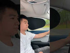 Car Summer Sun Protection And Heat Insulation Sunshade Electrostatic Attraction Side Window Visor(Driver 1380A) - YouTube Video