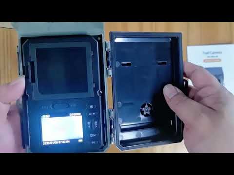 HC600A HD Night Vision Infrared Motion Detection Hunting Camera with Solar Panel - YouTube Video