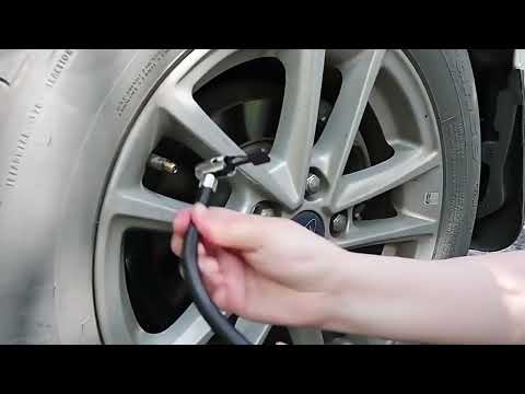 Wireless Digital Display 120W  Car Air Pump Compressor Tire Inflator Equipment - YouTube Video