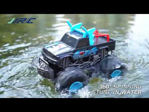 JJR/C Q135 Amphibious 2.4G Remote Control Off-road Vehicle(Red) - YouTube Video