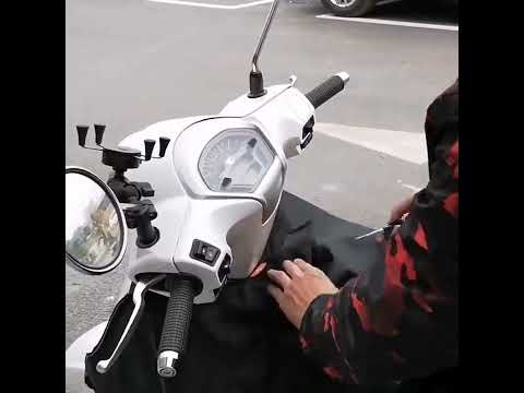 MT1057 Riding Against Cold And Keeping Warm Windshield(Black) - YouTube Video