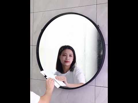 Bathroom Mirror Glass Silicone Wiper Cleaning Tools(White) - YouTube Video