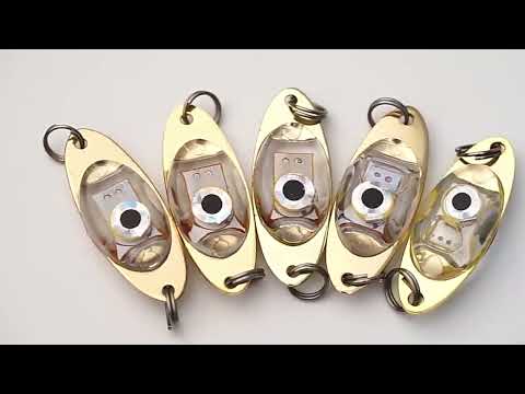 3.8G LED Underwater Lure Fish Tool Glowing Metal Fish Bait(Red) - YouTube Video
