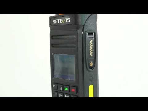 RETEVIS RT83 10W 400-470MHz 1024CHS Waterproof DMR Digital Dual Time Two Way Radio Walkie Talkie(Black) - YouTube Video