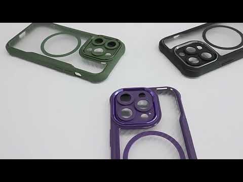 For iPhone 18 Pro Carbon Fiber Texture MagSafe Translucent Phone Case(Black) - YouTube Video