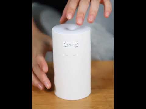 Colorful Cup Humidifier USB Car Air Purifier(Grey) - YouTube Video