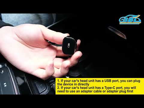 2 in 1 Car Smart Box Wireless Android Auto CarPlay Adapter(Silver) - YouTube Video