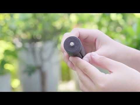 Flymile Extendable Mini Tripod With 1/4-Inch Screw For Action Cameras Phone Clip Set - YouTube Video
