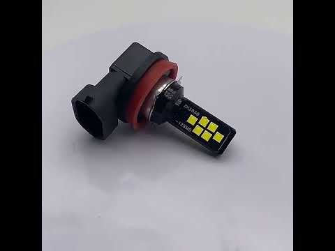 2 PCS H11 DC9-16V / 3.5W / 6000K / 320LM Car Auto Fog Light 12LEDs SMD-ZH3030 Lamps, with Constant Current (White Light) - YouTube Video