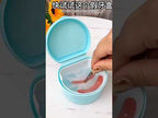 Braces Soaking Storage And Cleaning Box Portable Dental Reservation Case(Blue) - YouTube Video