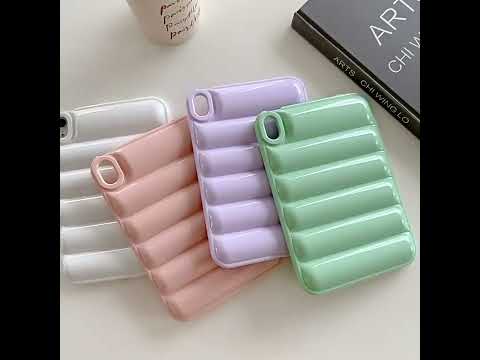 For iPad Air 11 2026 / 2025 / 2024 Eiderdown Cushion Shockproof Tablet Case(White) - YouTube Video