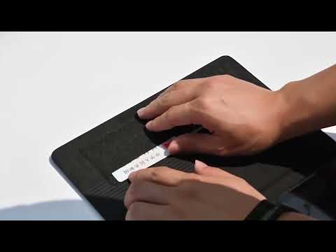For iPad Air 13 2026 / 2025 / 2024 Fabric Leather Tablet Case(Rose Red) - YouTube Video