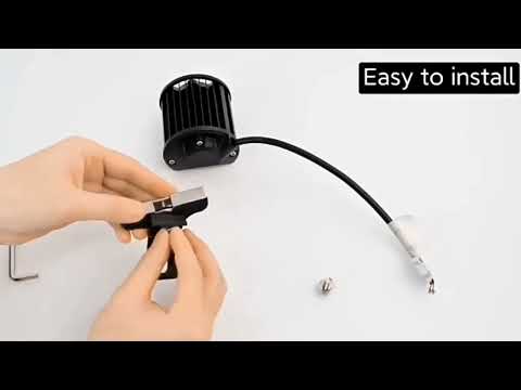 Y-005 Pair Universal LED Strip Light Mounting Bracket - YouTube Video