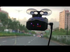 V7 Car Anti-Police Radar Detector 360 Protection Defense Laser Detection, Built-in Russian & English Voice Broadcast(Dark Blue) - YouTube Video