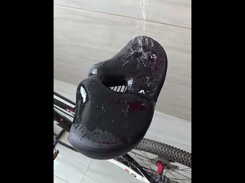 FMFXTRA Thickened Bicycle Saddle Mountain Bike Shaped Saddle, Color: Black - YouTube Video