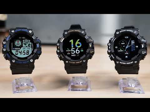 LC11 1.28 inch TFT Screen Outdoor Sports Smart Watch, IP68 Waterproof Support Heart Rate & Blood Pressure Monitoring (Blue) - YouTube Video