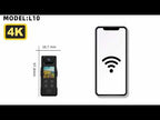 L10 1.3 Inch 180 Degree Rotation HD Outdoor Sports Camera HD Law Enforcement Recorder - YouTube Video
