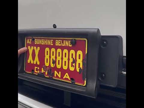 Car License Plate Frame Plate Holder Anti-Collision License Plate Frame, Spec: US - YouTube Video