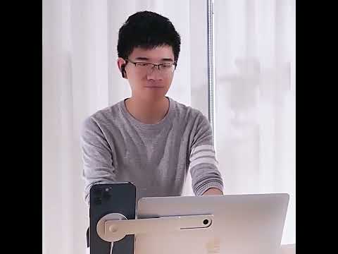 Oatsbasf  Mobile Phone Computer Sync Screen Aluminum Alloy Bracket Computer Expansion Bracket(Silver) - YouTube Video