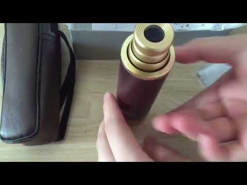 25x32 Pirate High Power Monocular Pocket Telescope,Style: Standard - YouTube Video