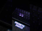 ONIKUMA G69 68 Keys RGB Lighting Wired Magnetic Axis Keyboard(Black) - YouTube Video