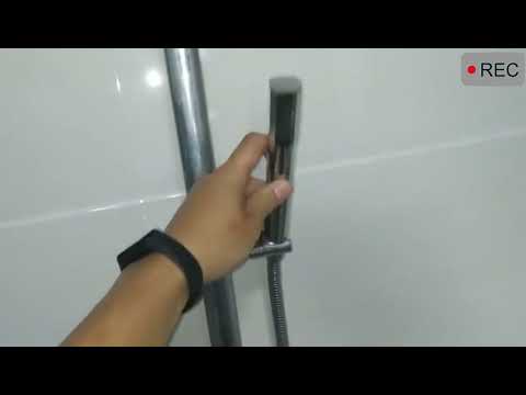 Brass Stainless Steel Hand-Held Pressurized Shower Head(Square) - YouTube Video