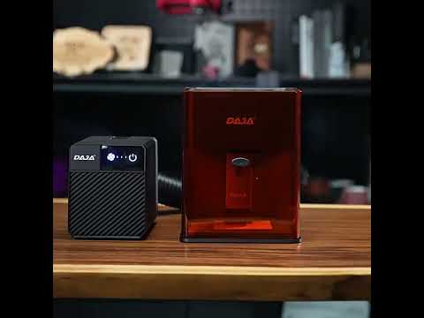 DAJA DJ6 Pro Mini Fully Automatic Laser Engraving Machine, Specification:Infrared Laser 1W(EU Plug) - YouTube Video
