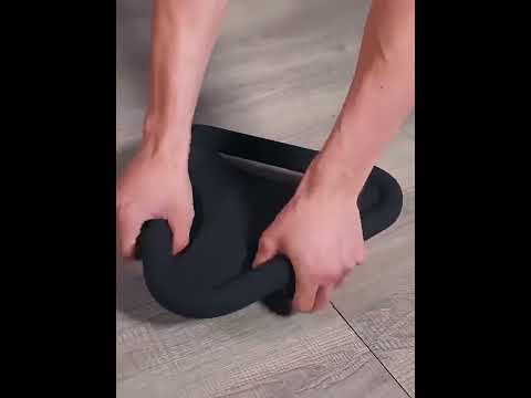 Fitness Multi-function Universal Triangle Abdominal Plate(Yellow) - YouTube Video