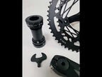 RACEWORK RKRFA Road Bike Aluminum Alloy 22-speed Crankset, Spec: 50-34T without BB - YouTube Video