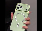 For iPhone 14 Pro Water Ripple PC Magnetic Vegan Leather Phone Case(Green) - YouTube Video