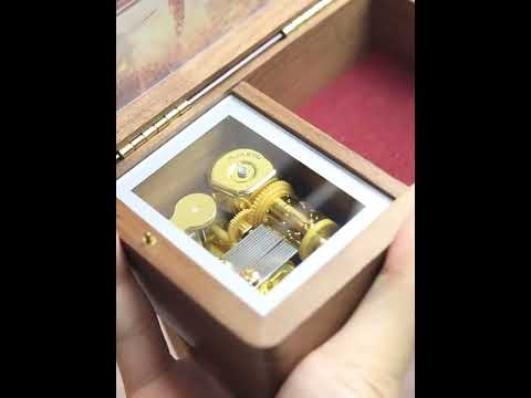 Wooden Jewelry Storage Music Box with Photo Frame Function, Spec: Maple - YouTube Video