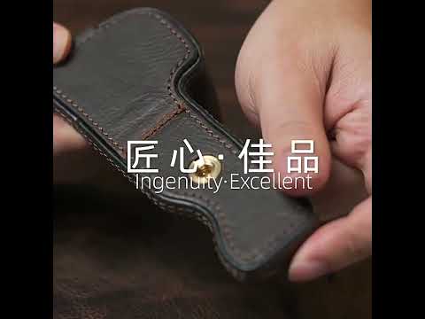For FUJIFILM X-T5 Camera Cowhide Bag Anti-scratch Protective Case Base Cover(Deep Coffee) - YouTube Video