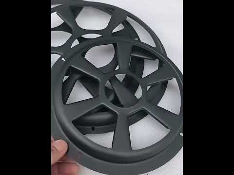 10 inch Universal Car Horn Cover Black Round Horn Cover Horn Round Cover - YouTube Video