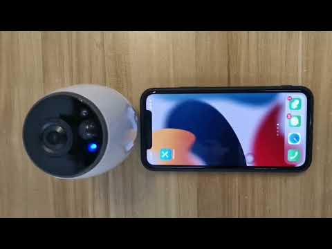 GH3 WiFi Smart Surveillance Camera with Magnet Mount, Support Night Vision / Two-way Audio(White) - YouTube Video