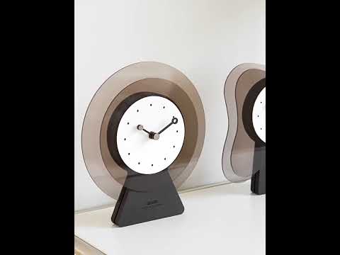 Wozoom Acrylic Desk Clock Living Room Decor Silent Table Clock(Rectangular) - YouTube Video
