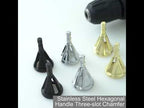 Chamfer Stainless Steel Deburring External Chamfer Tool Hexagonal Handle Three-slot Chamfer (Black) - YouTube Video