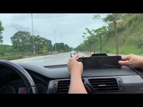 9.0 Inch Screen Car HUD Car Head-up Display Compass Multifunction GPS Speedometer - YouTube Video