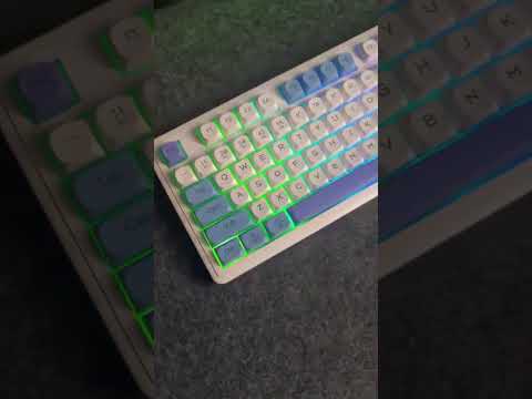 LANGTU L98 Wired RGB Gaming Keyboard(Cream White) - YouTube Video