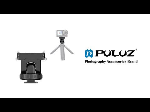 For DJI Osmo Action 5 Pro / 4 / 3 PULUZ Cold Shoe Gimbal Quick Release Base Adapter (Black) - YouTube Video