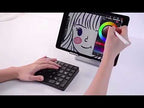 533 Bluetooth 5.0 Painting Keyboard 35 keys Keypad Wireless Digital keyboard(Black) - YouTube Video