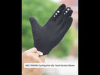 WEST BIKING Cycling Anti-slip Breathable Touch Screen Gloves, Size: M(Black) - YouTube Video