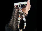 Sparkly Bow Black Crystal Holographic Cube Phone Chain(Pink) - YouTube Video