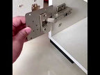 5pcs Cabinet Door Repair Hinge Mounting Plate Hinge Fixing Panel Installing Piece Tool, Size: 80 x 80mm - YouTube Video