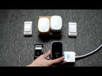 CACAZI Smart Waterproof Music Wireless Doorbell Multifunctional Pager, Style: US Plug(Black) - YouTube Video