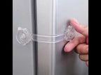 10 PCS/Pack Children Drawer Anti-opening Cabinet Door Refrigerator Safety Lock - YouTube Video