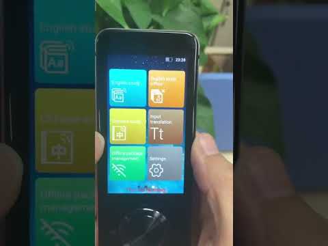 Hishell M9 Translator Offline Multi-Language Travel Abroad Portable Intelligent Simultaneous Translator(Black) - YouTube Video