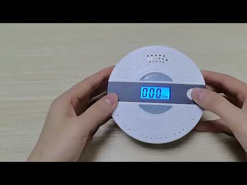 JSN-JY-909COM Smoke Carbon Monoxide Alarm Detector without Battery - YouTube Video