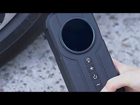 Car Wireless Inflatable Pump Electric Car Tyre 12V High Power Inflator(Upgrade) - YouTube Video