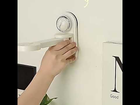 No-Drill Adjustable Suction Cup Mount For Security Camera Home Camera Holder(White) - YouTube Video