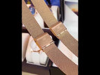 OLEVS 5869 Ladies Business Waterproof Steel Strap Quartz Watch(Black) - YouTube Video